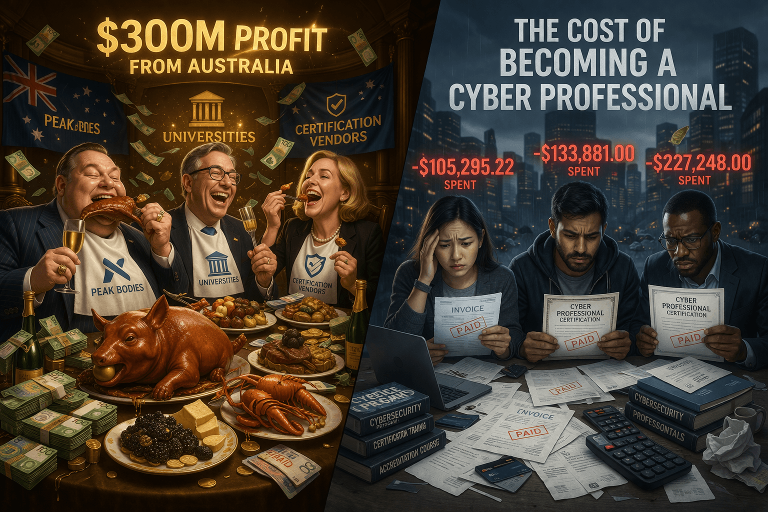 Would you pay $105,295.22 to be called a Chartered Cyber Security Professional?